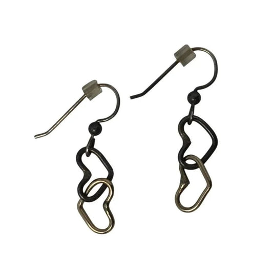 Women's/Girl's Double Heart Dangle Earrings - A+ Stuff - Earrings - A+ Stuff