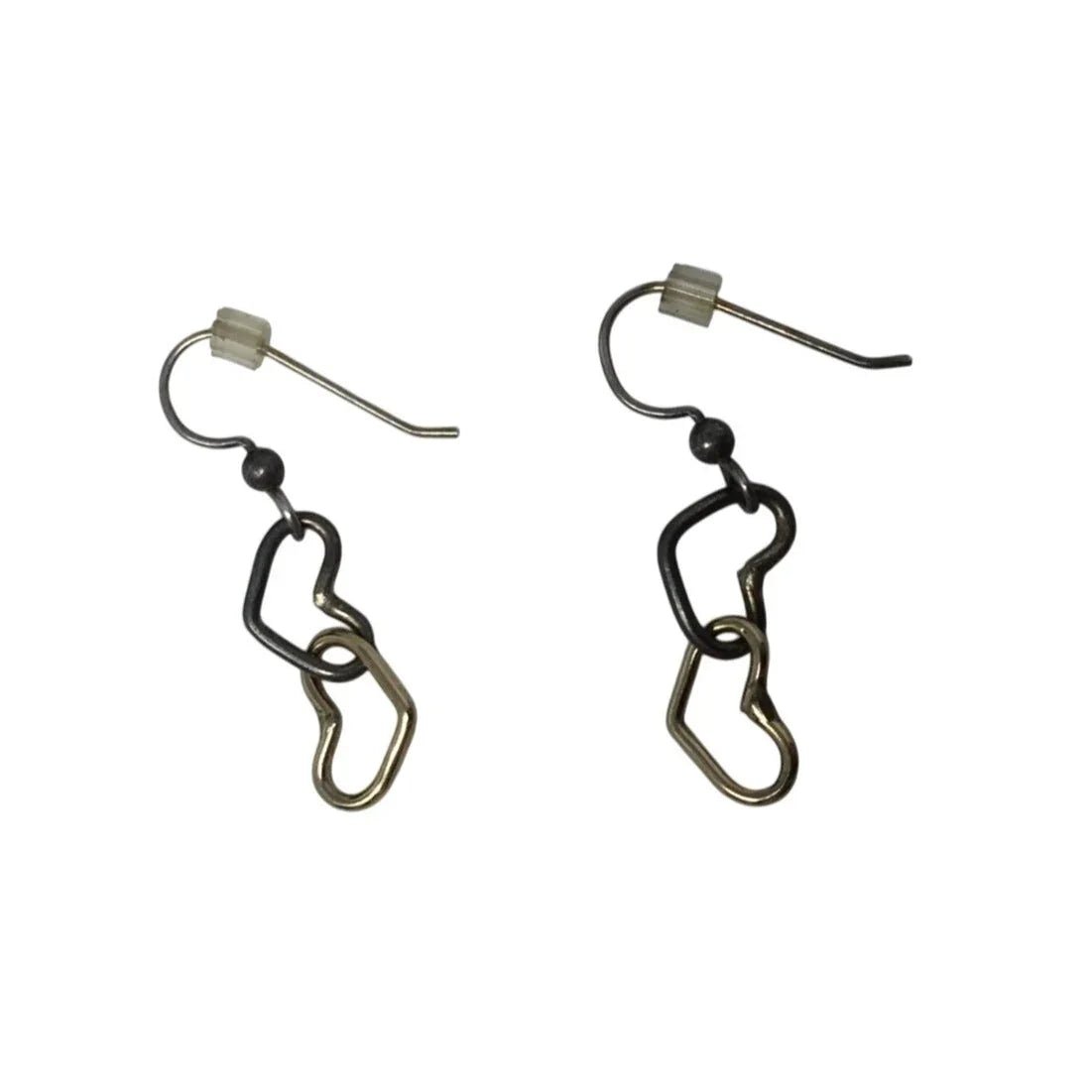 Women's/Girl's Double Heart Dangle Earrings - A+ Stuff - Earrings - A+ Stuff