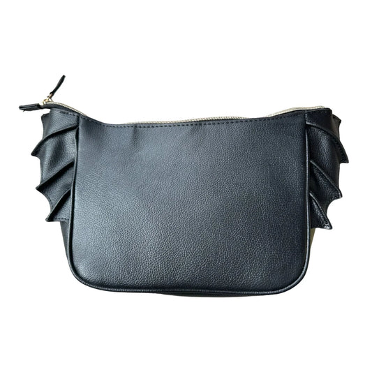 Jeffree Star Batwing Cosmetic Bag - Black with Red Logo and Batwings - Limited Edition - Halloween Bag - A+ Stuff