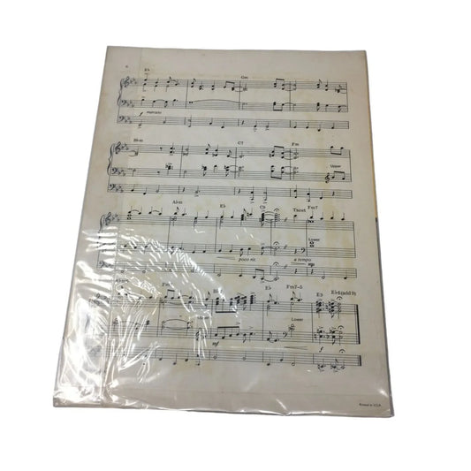 Vintage 1973 "Tie a Yellow Ribbon Round the Ole Oak Tree" Sheet Music - A+ Stuff