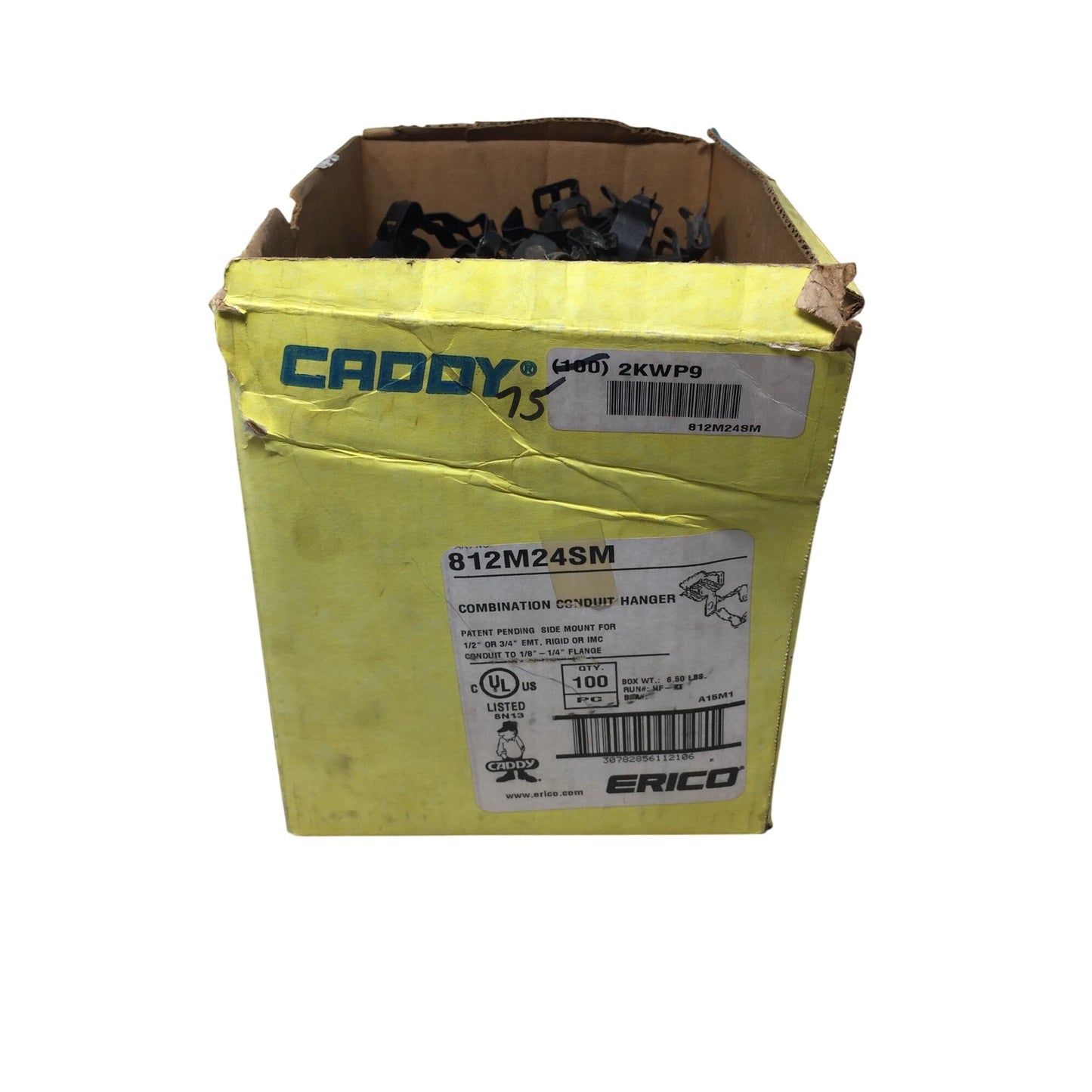 Box of nVent CADDY 812M24SM combination conduit hangers Approx 75 in case nVent Caddy A+ Stuff