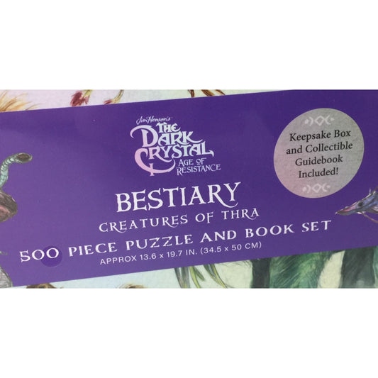 Bestiary Creatures of Thra - 500 Piece Puzzle and Guide book