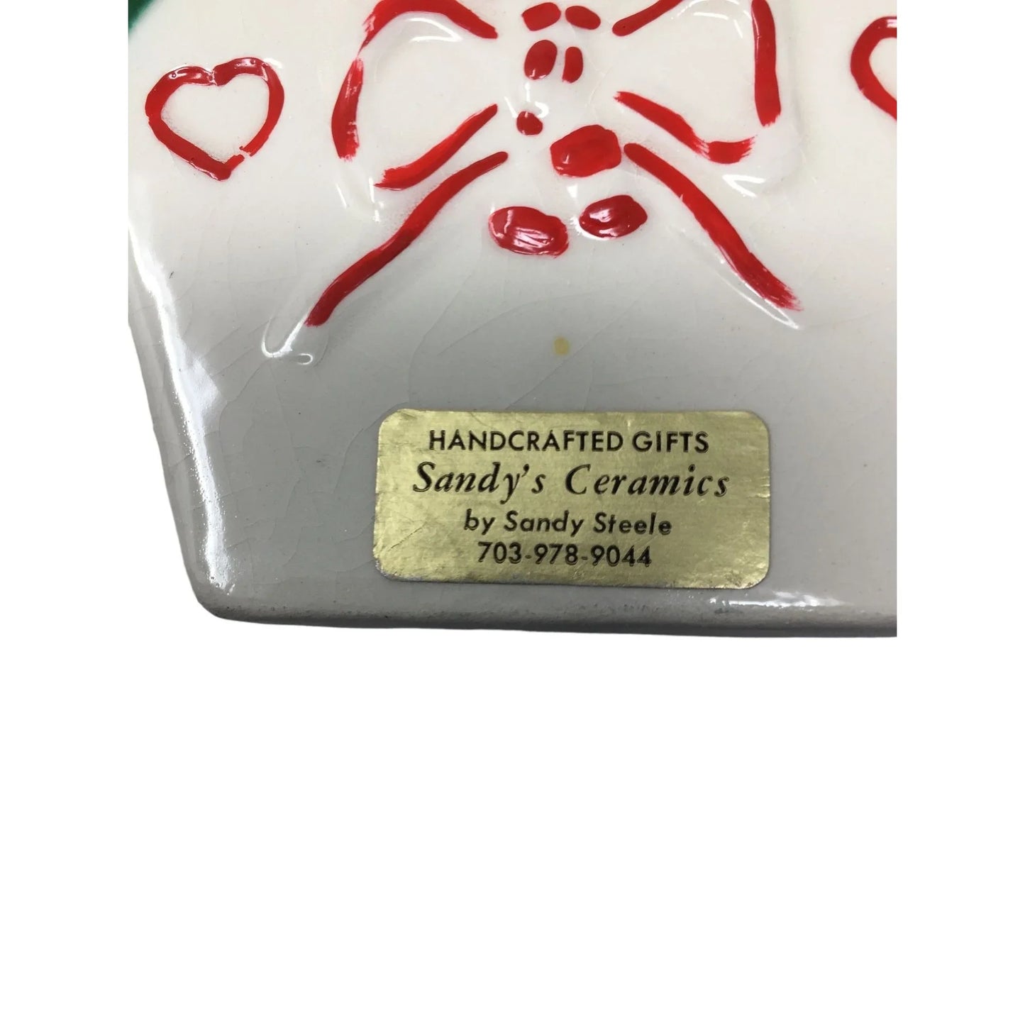 ''Handcrafted Gifts Sandys Ceramics'' Ceramic Christmas Tree - A+ Stuff