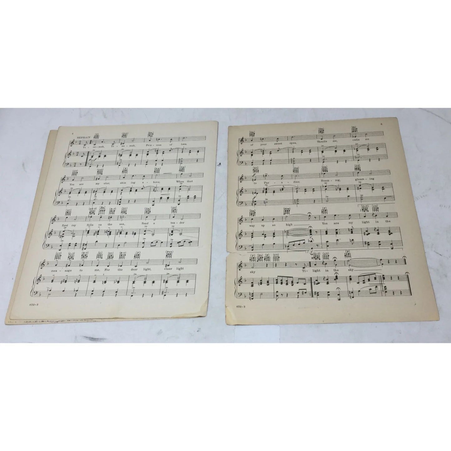 ''You are my light in the sky'' 1929 Sheet Music - Remick music corporation - SHEET MUSIC - A+ Stuff