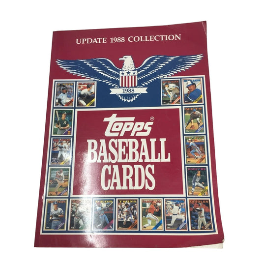 Topp's Baseball Cards Update 1988 Collection Paperback Book by Red Foley - A+ Stuff