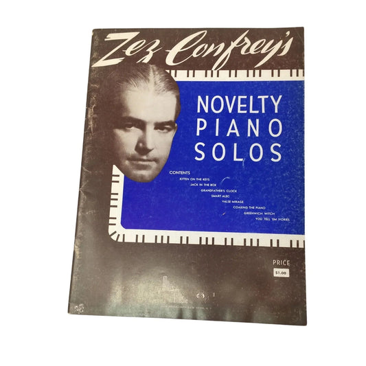 Zez Confrey's Novelty Piano Solos Vintage Sheet music book - A+ Stuff - Sheet Music - A+ Stuff