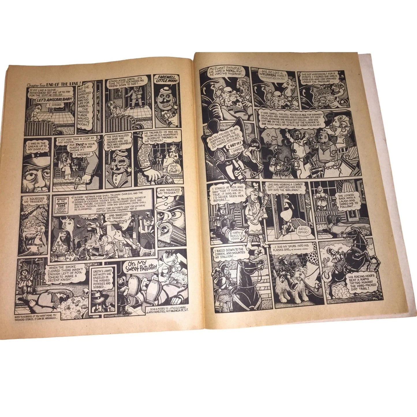 Short Order No. 2 Vintage Underground Comic Book - 1974 Underground Comix Art Spiegelman, Bill Griffith, Rory Hayes, Jay Kinney, A+ Stuff