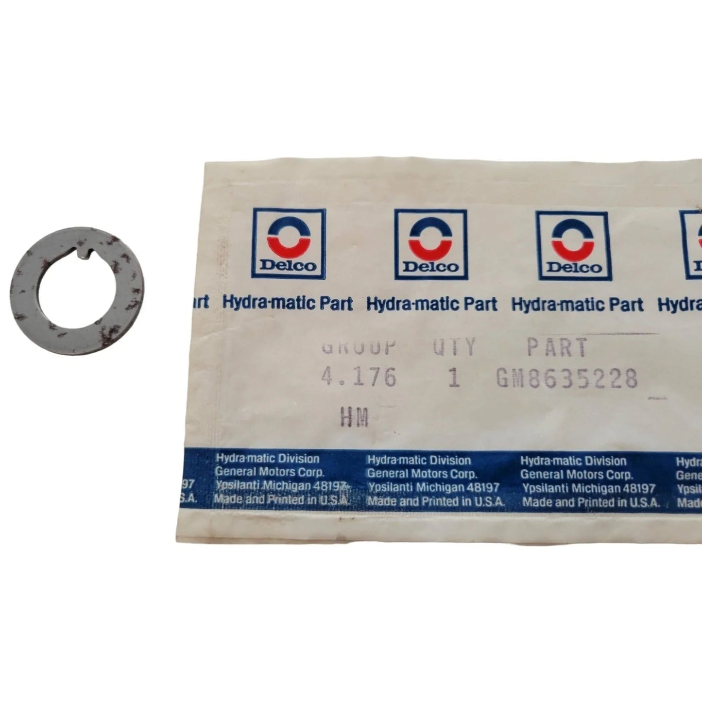 Delco Hydra-matic General Motors Corp.- Washer Part 8635228- New old stock DELCO, GM A+ Stuff