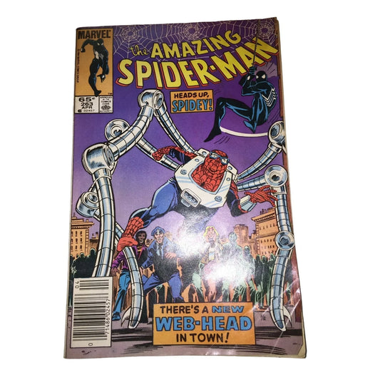 The Amazing Spider-Man There's a New Web Head In Town! No 263 Marvel Comics A+ Stuff