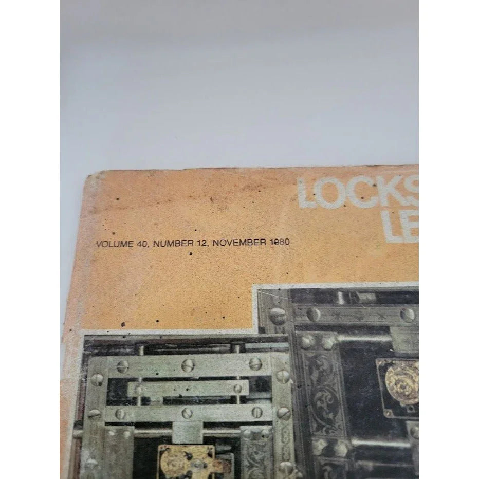 Vintage Locksmith Ledger 1975 1977, 1980 - Codes and other locksmith news/ info - Vintage periodicals - some wear - see photos locksmith ledger A+ Stuff Books