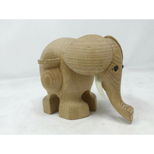 Small WOODEN ELEPHANT Decoration CUTE w tusks and small Holders FREE SHIPPING A+ Stuff A+ Stuff Decor