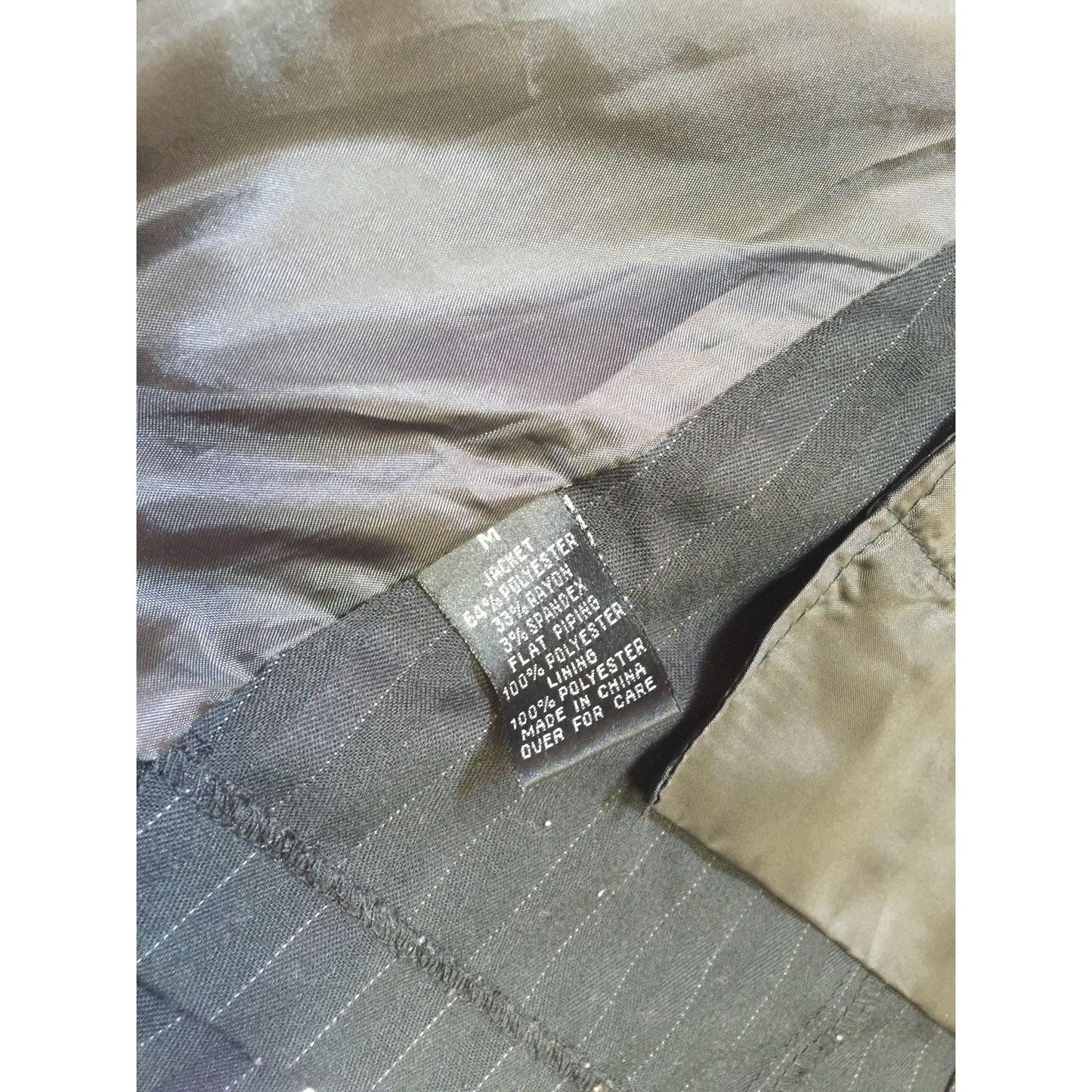 BCX Gray Pinstripe Double Breasted Blazer - Women's Medium BCX A+ Stuff