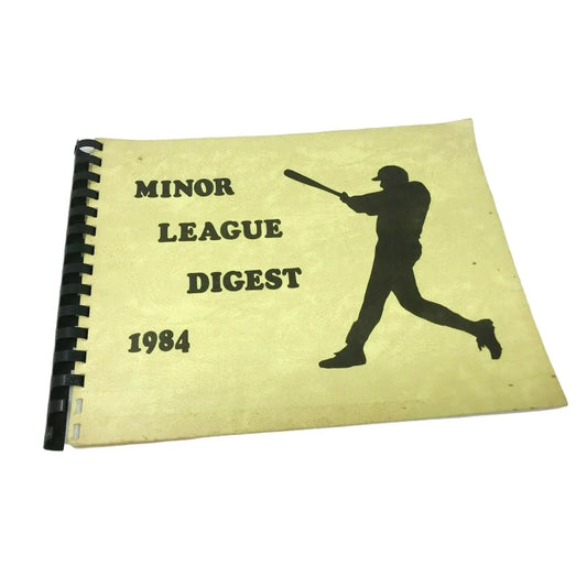 1984 MINOR LEAGUE DIGEST BASEBALL BLUE BOOK - vintage Baseball A+ Stuff
