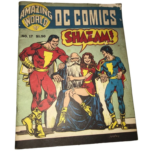 Amazing World of DC Comics No. 17 Shazam! - Vol. 5 No. 16 April 1978 - Vintage Comic Book Magazine DC Comics A+ Stuff