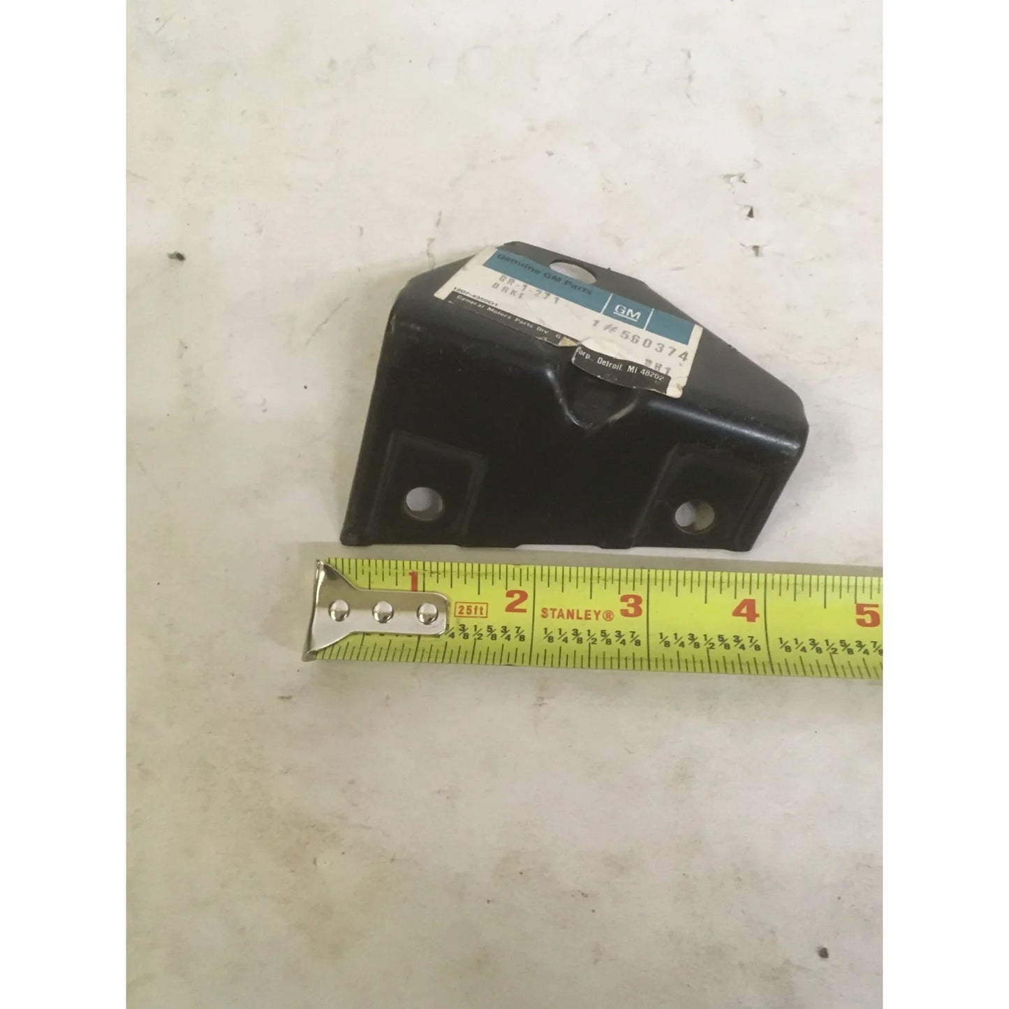 Genuine NOS GM vintage Delco Auto Part no 560374 - BRACKET (Upr Tie Bar to F end Pnl) GR 1.271 - Discontinued General Motors OEM Part Delco - General Motors A+ Stuff