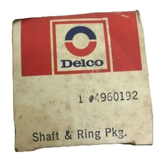 Genuine GM Part - No 4960192 - SHAFT & RING PKG - - new in package - with instruction sheet - vintage discontinued Delco Parts - Delco - General Motors A+ Stuff