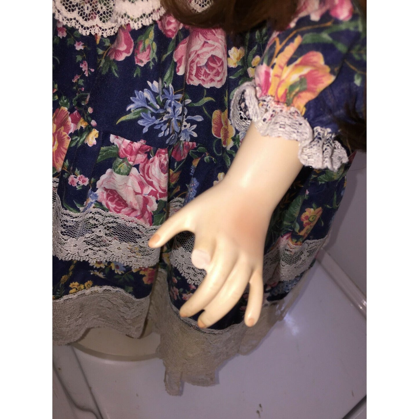 World Gallery Cottage Path Blueberry Renee Sturgeon Porcelain Doll