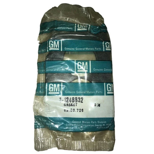 Genuine GM Part GASKET (Large Bore Base Gasket, Rochester 2G-.250, GM 1975-1977 - NO. 1248832 - NOS - Discontinued Vintage General Motors OE GM A+ Stuff Gaskets & O-Rings