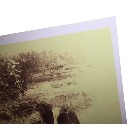 Beautiful Sepia Tone Elephant Photo Print - Adult and Juvenile Elephant 16 x 11.5 Wildlife Africa Photography A+ Stuff A+ Stuff