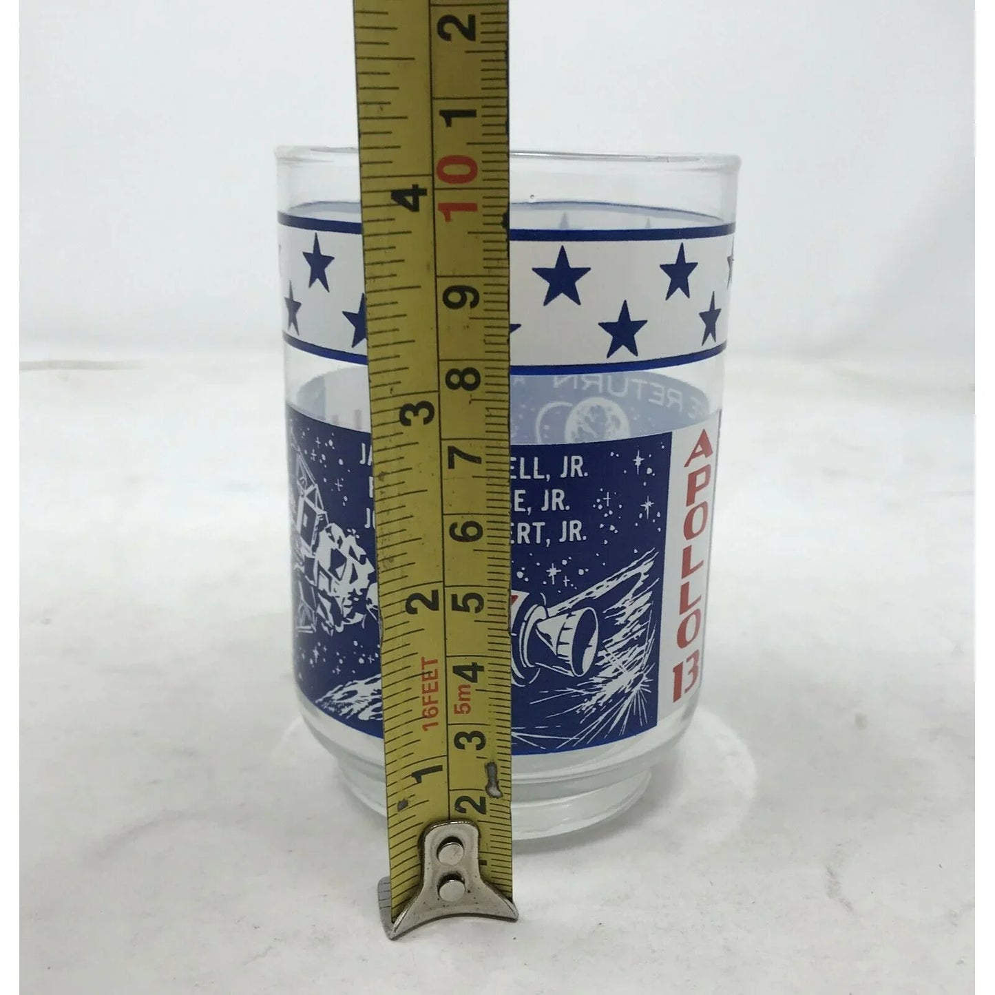 Vintage NASA Apollo 13 Commemorative Glass Great Condition - A+ Stuff A+ Stuff Glass