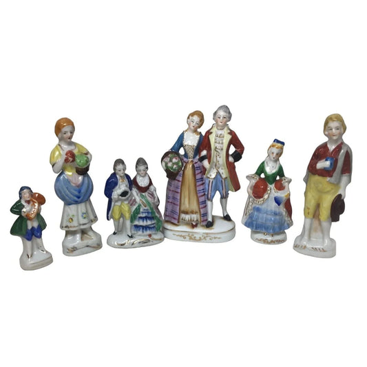 Large Mixed Lot of Occupied Japan Figurines - Peasants, Colonial, Victorian and Music Player Made in Occupied Japan A+ Stuff