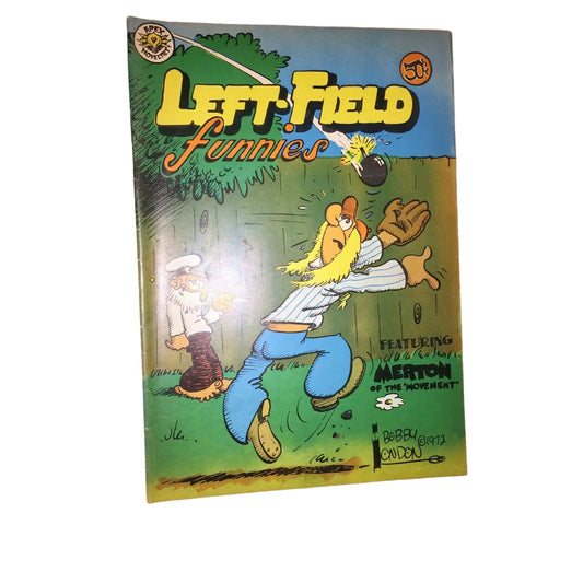 Left Field Funnies Underground Comic Bobby Ondon 1972 - vintage comix apex novelties Apex Novelties A+ Stuff Books
