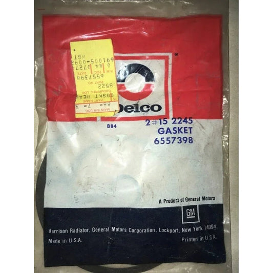 Delco GM part no. 6557398 GASKET HEAD - (2 included in package) Discontinued General Motors Replacement Auto Part - NOS - OEM Part GM A+ Stuff gasket head