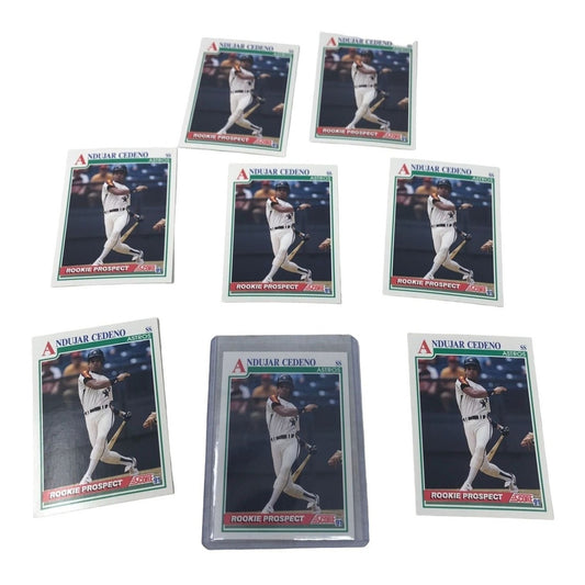 (8) of 1991 SCORE Rookie Prospect Andujar Cedeno SS - Card No. 753
