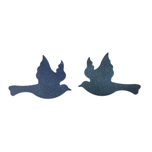 Pair of Peace Dove Magnets - Flying bird shadows to bring serenity / hope - 4" long each A+ Stuff A+ Stuff