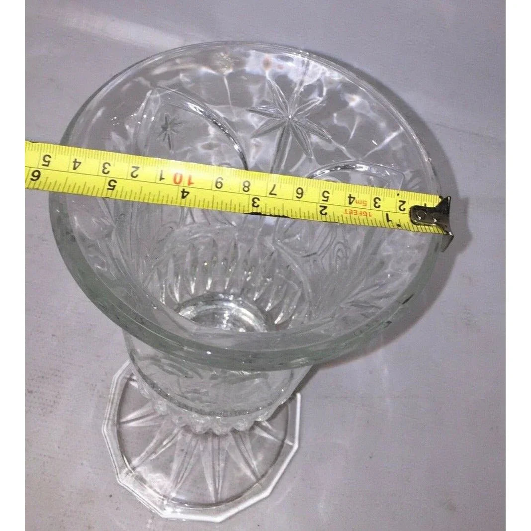 Unique Mary and Joseph Pattern Crystal Candlestick Holder - 2 pcs - Great Find! A+ Stuff A+ Stuff Candle Holders