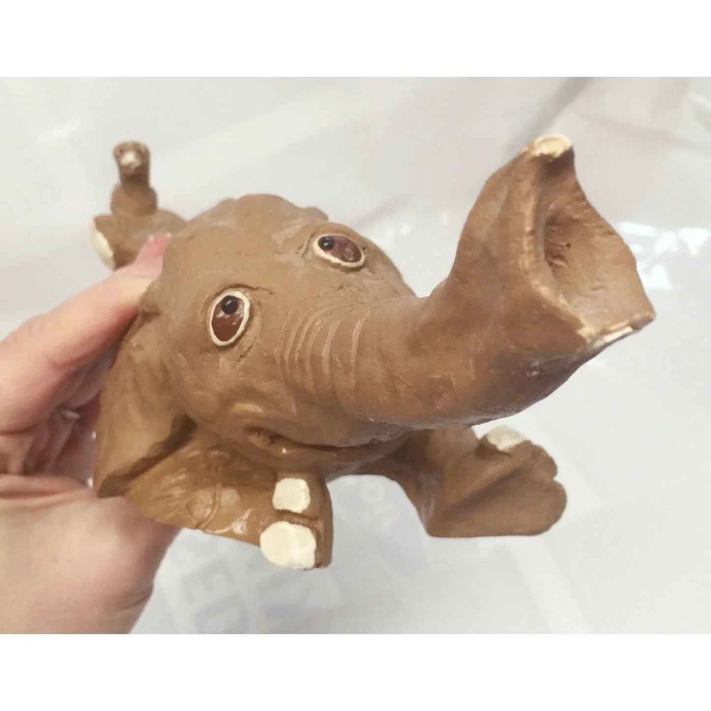 Dave GROSSMAN Vintage ELEPHANT Sculpture Clay Art Cute DAVE GROSSMAN A+ Stuff Sculptures & Statues