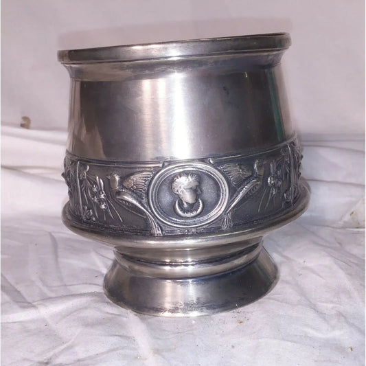 Quadruple plate WILCOX Silver Plate Pillar CANDLE HOlder #149 A+ Stuff