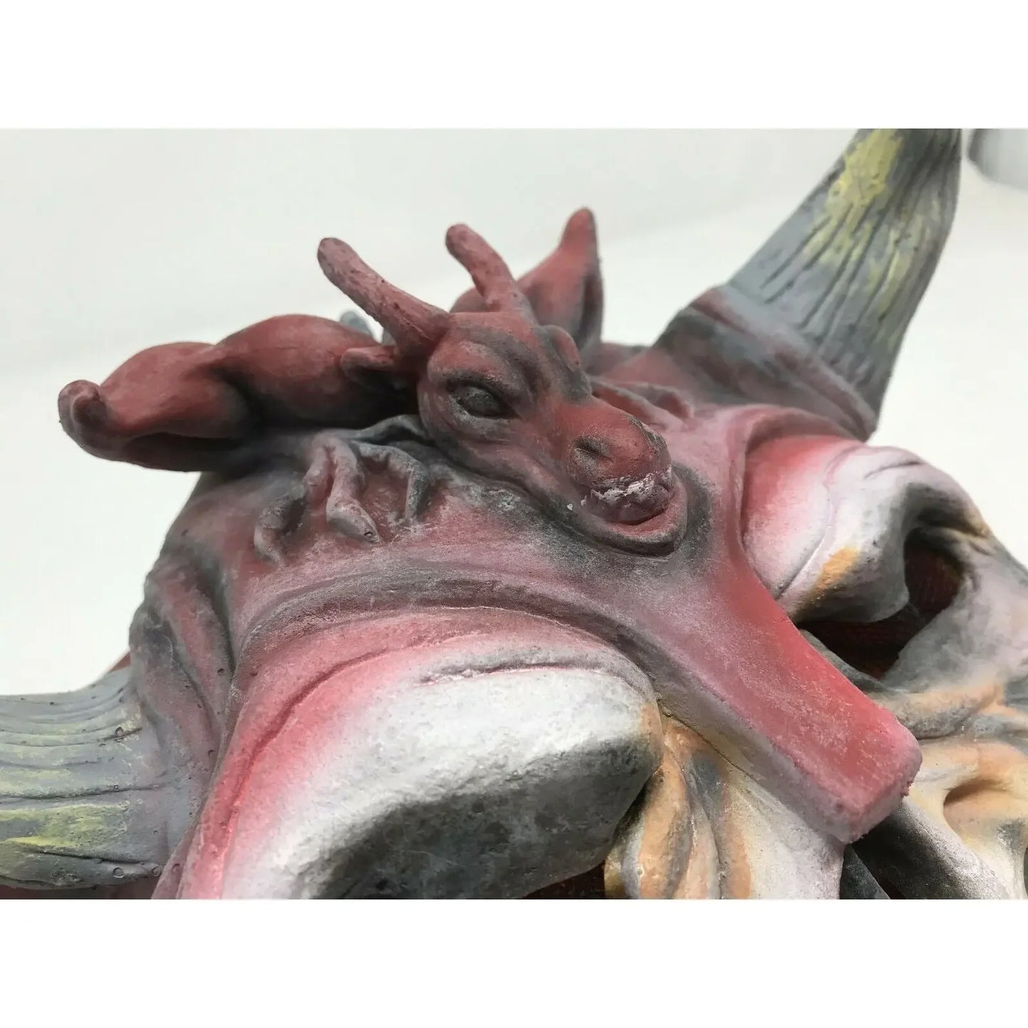 Halloween Horned Skull Adult Latex Mask w shin guards, cape etc A+ Stuff