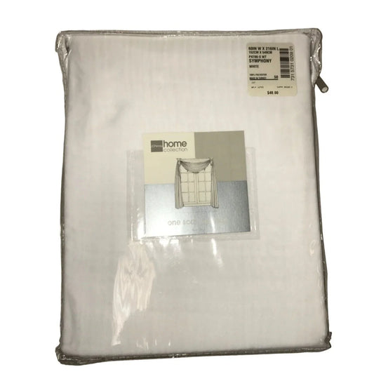 JC Penney Home Collection - white sheer scarf valance - new in package - Window Treatment JC Penney Home Collection A+ Stuff