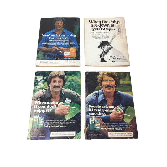 Set of 4 Vintage Baseball Digest Issues (April 1978,Dec 1969, July 1978 & Oct 1978