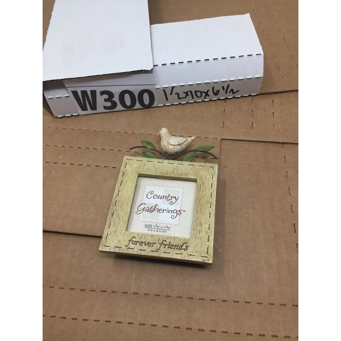 Country Gatherings "Forever Friends" BIrd on Photo Frame 1.75" Square Photo Country Gatherings A+ Stuff