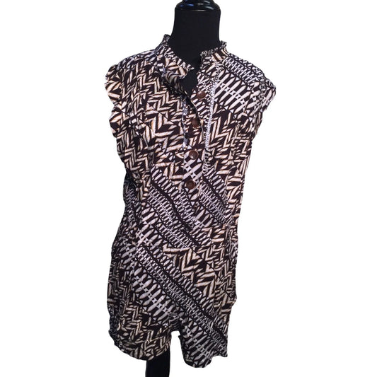 Copper Key Womens Sleeveless Shorts Jumper Outfit (one Piece) Button up - Great Style! Copper Key A+ Stuff
