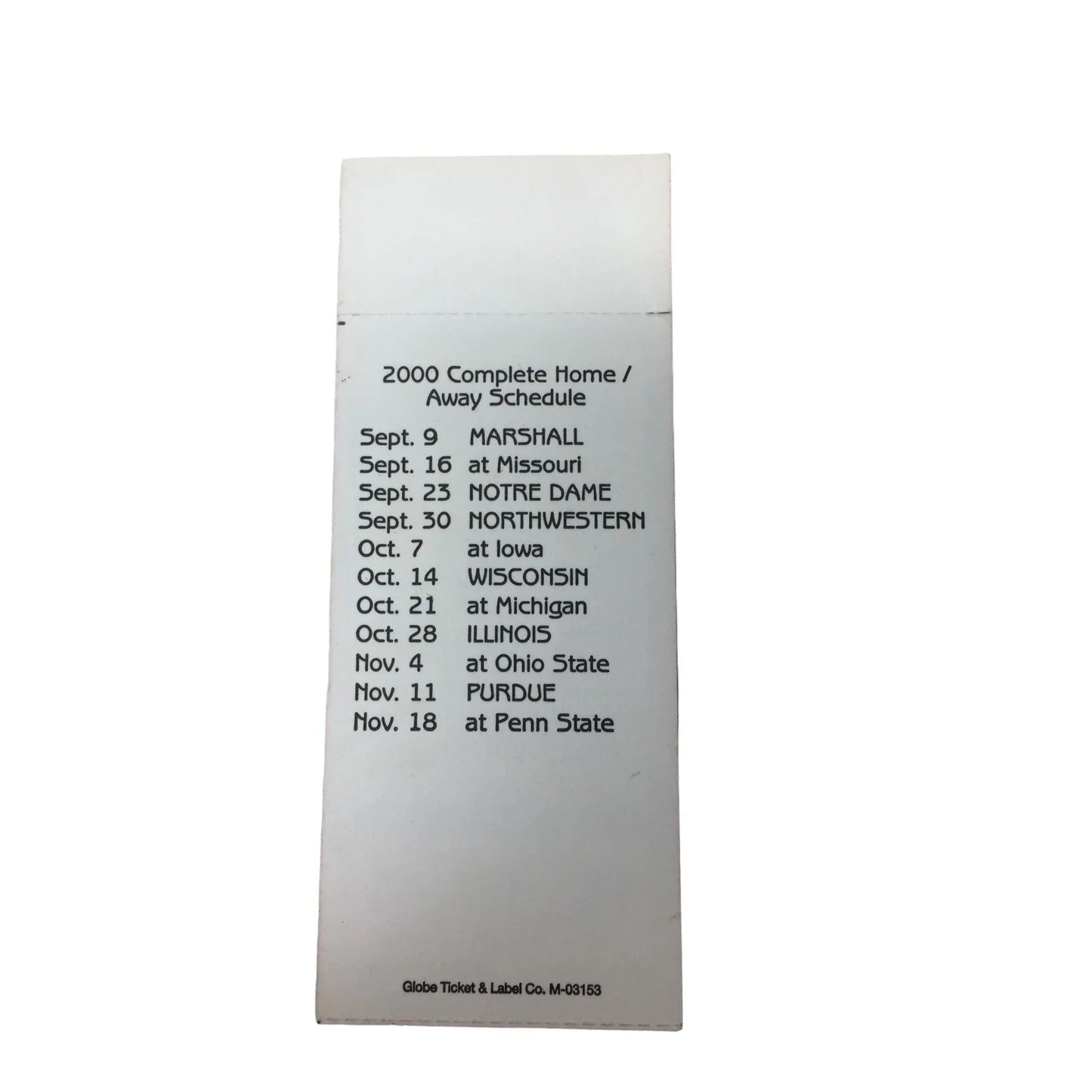 Michigan State Vs Iowa Oct 2 1999 - Ticket Stub sec 13 row 18 seat 46 Spartan Stadium Michigan State Spartan Stadium A+ Stuff