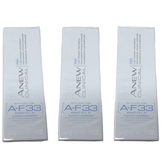 Set of 3 Avon ANEW Clinical PRO Line ERASER TREATMENT Amino Fill AF33 .5oz