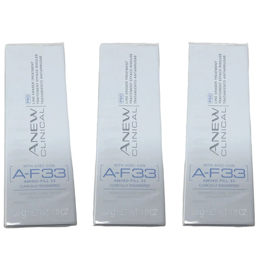 Set of 3 Avon ANEW Clinical PRO Line ERASER TREATMENT Amino Fill AF33 .5oz Avon A+ Stuff Skincare