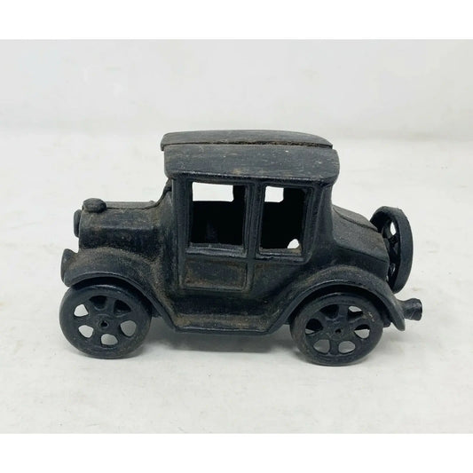 Vintage CAST IRON Model ANTIQUE CAR Metal Car Collectible Unbranded