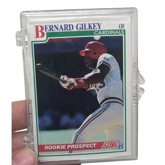 Lot of (9) 1991 Score ROOKIE PROSPECT Bernard Gilkey Card No. 709 Score A+ Stuff