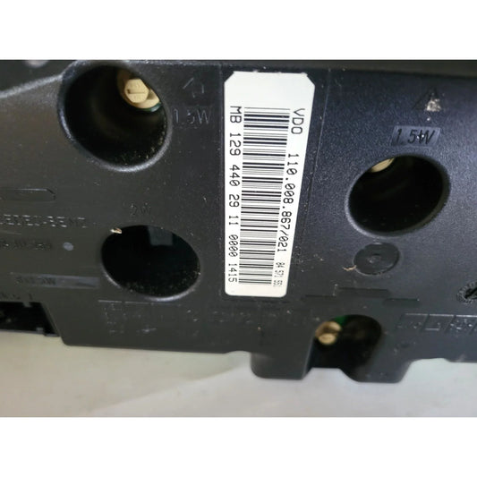 Mercedes Benz Instrument Cluster 129 440 29 11 0000 1415 Speedometer & Gauges Panel - Untested Mercedes-Benz A+ Stuff instrument cluster