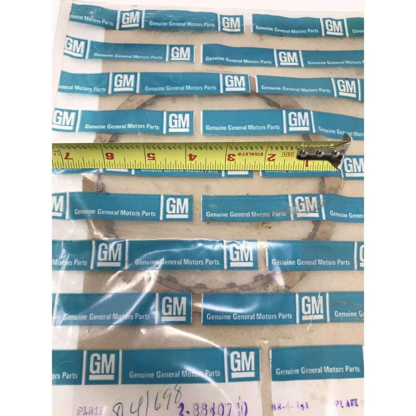 Genuine GM 8640710 PLATE - New old Stock General Motors Part General Motors