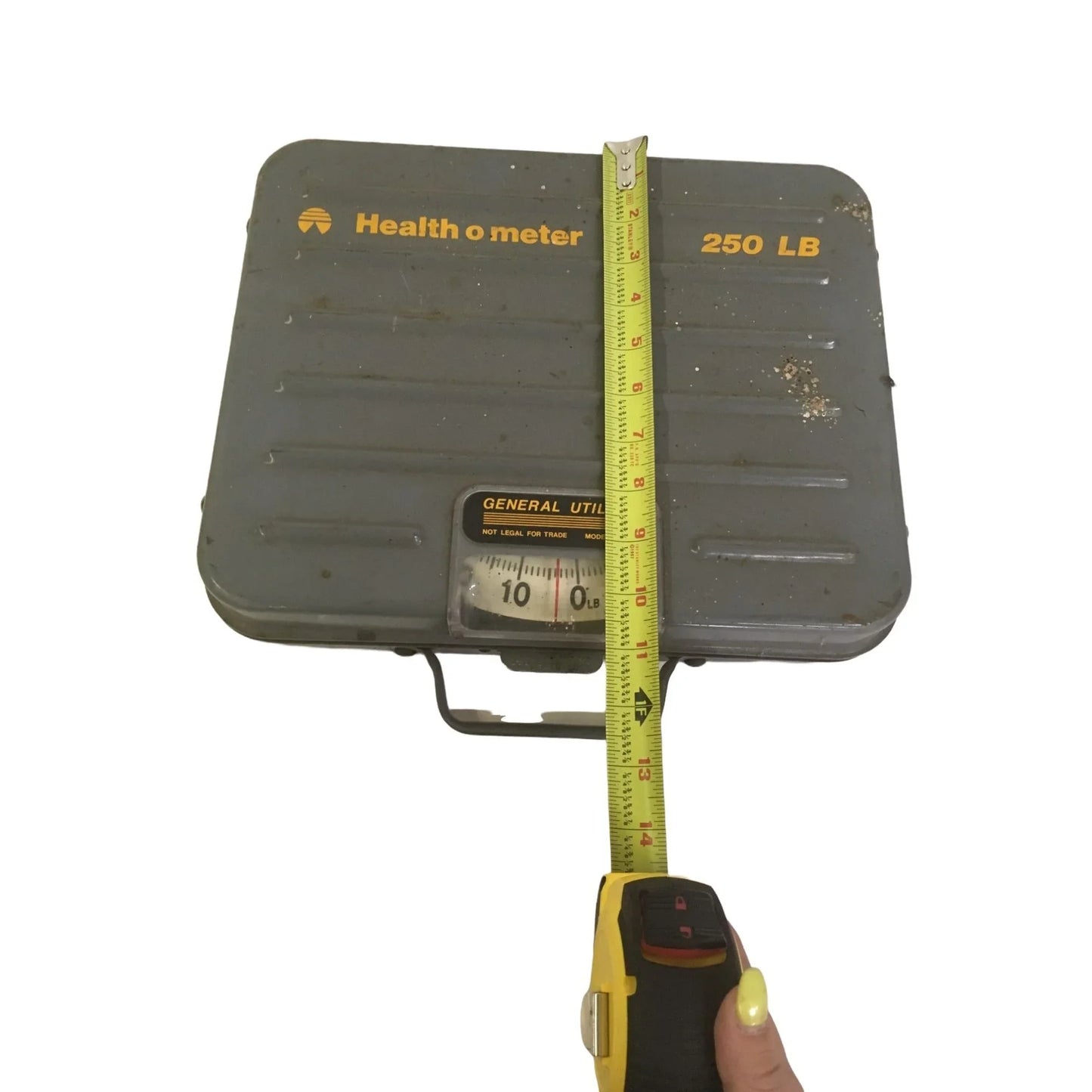 Vintage HEALTH O Meter General Utility Scale 250 lb Capacity - Portable Handy Scale Healh O Meter A+ Stuff Body Weight Scales