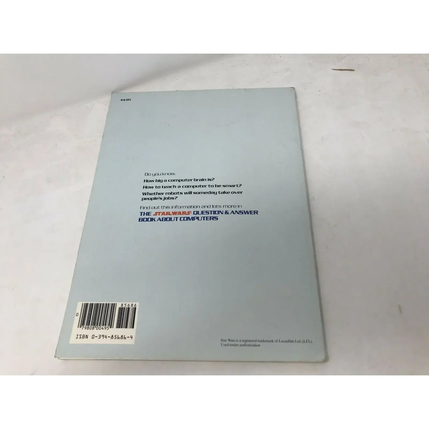 Star Wars Question & Answer Book About Computers Fred D'Ignazio star wars