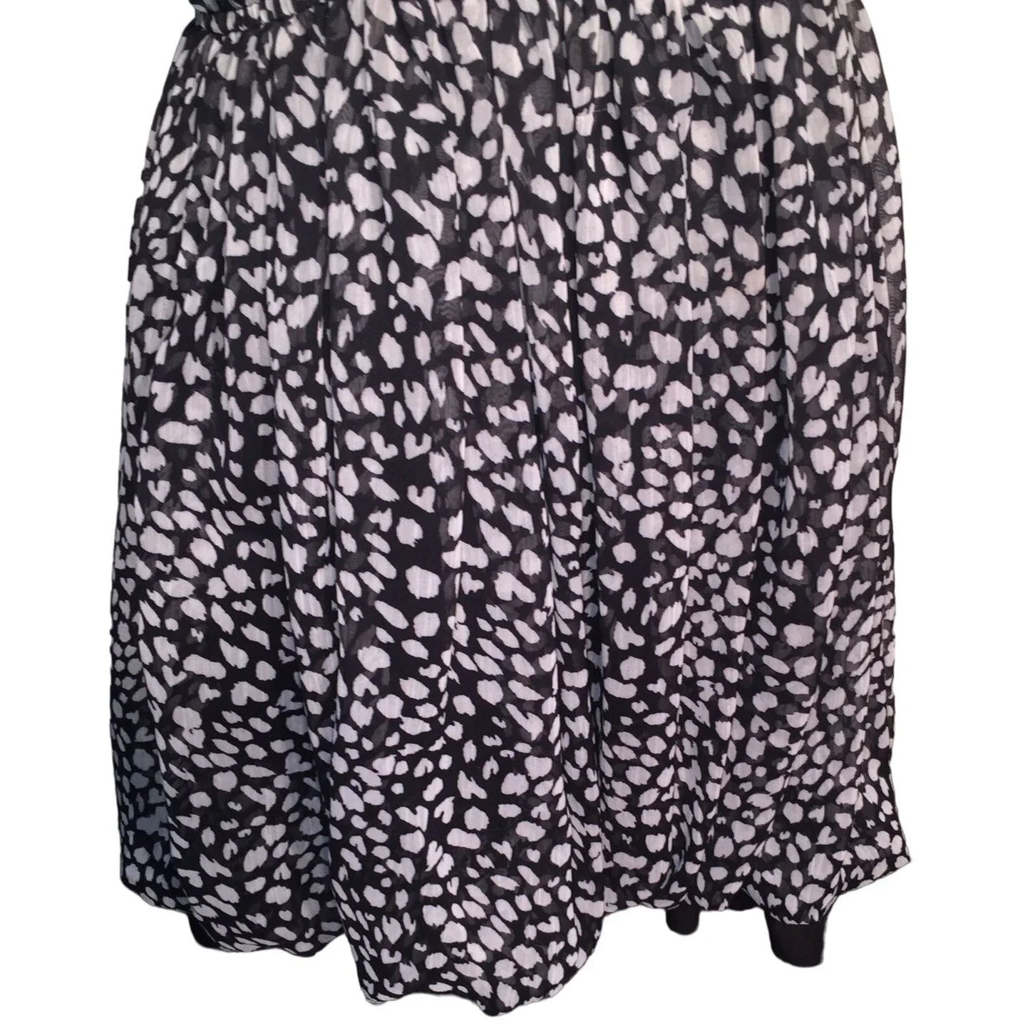 Sans Souci Bubble Bottom Tank Dress with White splotches Pattern - Womens size Medium Sans Souci A+ Stuff