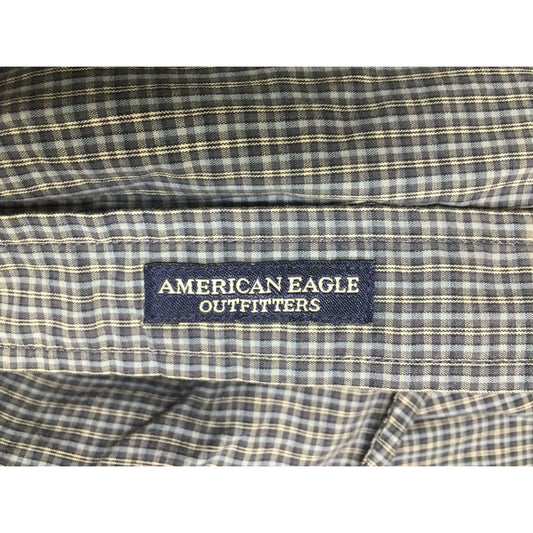 American Eagle Outfitters mens Small checkered Button Down Long Sleeve Shirt - Mens XL American Eagle Outfitters A+ Stuff