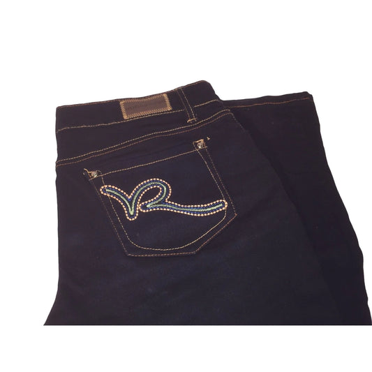 Vintage RocaWear Denim Jeans - Embroidered Pockets ( White threads) RocaWear A+ Stuff