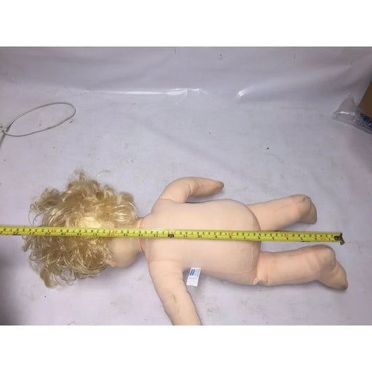 Vintage Playskool Kid Sister Doll Blonde Hair 21” (1986) Blonde Playskool A+ Stuff Dolls